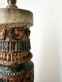 Image 7 of Large Studio Ceramic Lamp by Alan Wallwork, London 1964
