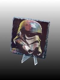 9x9cm Fractured  Coloured Storm Trooper 