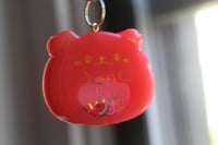 Image 2 of Keychain Resin Oil sand Shaker charm - Handmade (Ready to Order)