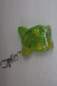 Image 3 of Keychain Resin Oil sand Shaker charm - Handmade (Ready to Order)