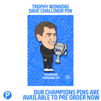 Image 4 of Stockport County Champions Pennodraws Pin Badges