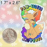 Image 3 of Paw-tistic Glitter Poke mon Sticker 