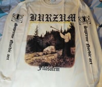 Image 1 of Burzum Filosofem Cream color LONG SLEEVE