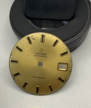 Image of Omega geneve gold pltd 1960's/70's gents watch Case/Dial,used,ref#(om-38)