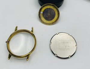 Image of rare Omega gold pltd 1960's/70's gents watch Case/Dial,used,ref#(om-40)
