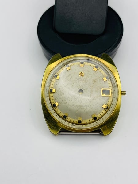 Image of gold plated vintage Omega seamaster cosmic 1960's/70's gents watch Case/Dial,used,ref#(om-46)