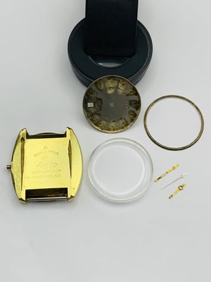 Image of gold plated vintage Omega seamaster cosmic 1960's/70's gents watch Case/Dial,used,ref#(om-46)