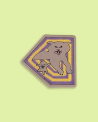 Image 1 of puck &amp; cat sticker