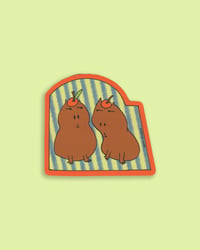 Image 1 of capybara sticker