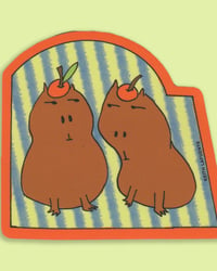 Image 2 of capybara sticker