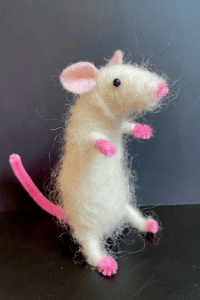 Needle Felted Rat