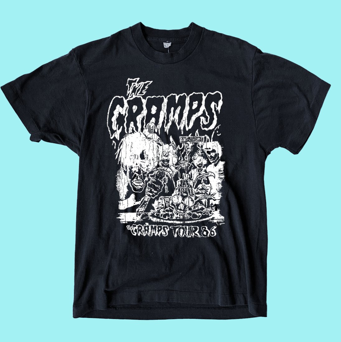 Image of The Cramps Vintage Tour T-shirt Reprint