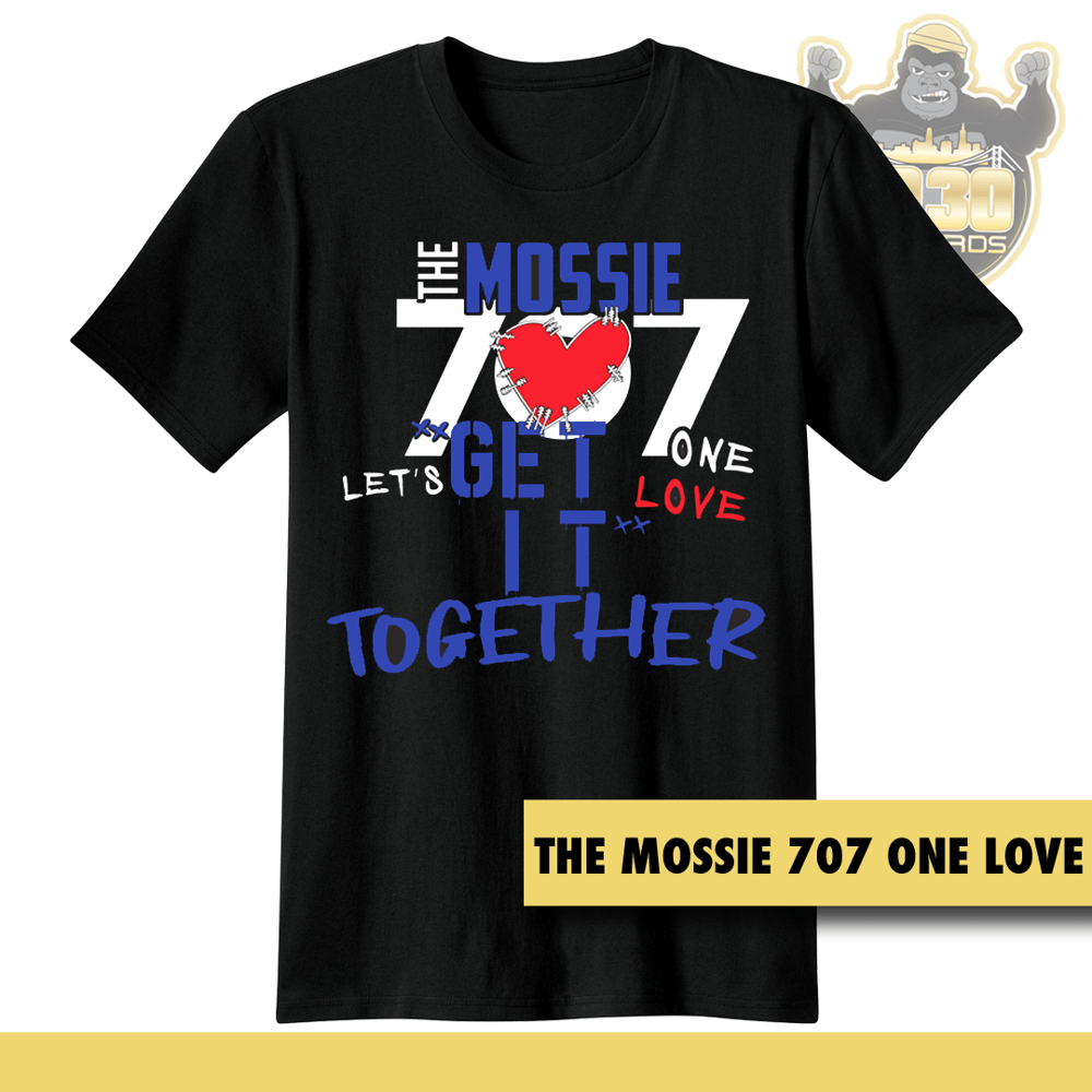 Image of THE MOSSIE 707 TEE - BLUE