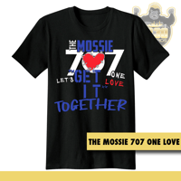 Image 1 of THE MOSSIE 707 TEE - BLUE