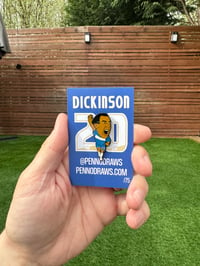 Image 1 of Liam Dickinson, Stockport County - Pennodraws Pin Badge