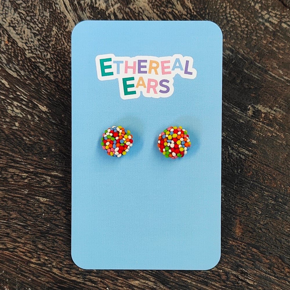 Chocolate freckle studs