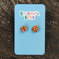 Image 2 of Chocolate freckle studs