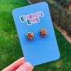 Chocolate freckle studs