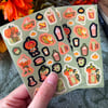 Pumpkin Cafe Sticker Sheet