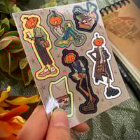 Image 1 of Pumpkin Academia Fellow Sticker Sheet