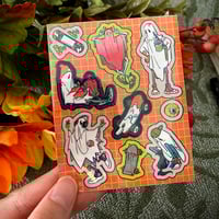 Image 1 of Skater Ghost Sticker Sheet