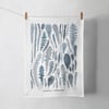 Banksia Leaves Premium Cotton Linen Tea Towel