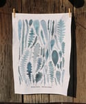 Banksia Leaves Premium Cotton Linen Tea Towel