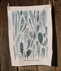 Banksia Leaves Premium Cotton Linen Tea Towel