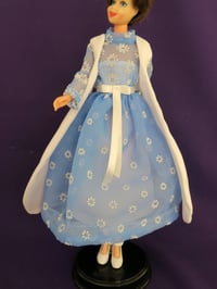 Image 7 of Francie - "Midi Duet" in Blue - Vintage Inspired Outfit