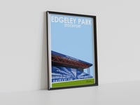 Edgeley Park, Cheadle End Tifo - Pennodraws Art Print