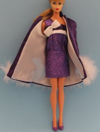 Image 4 of Barbie - "Beautiful Blues" in Purple - Vintage Inspired Creation