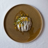 Image 1 of Big plate - Ochre