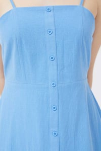 Image 4 of Vestido largo espalda descubierta azul