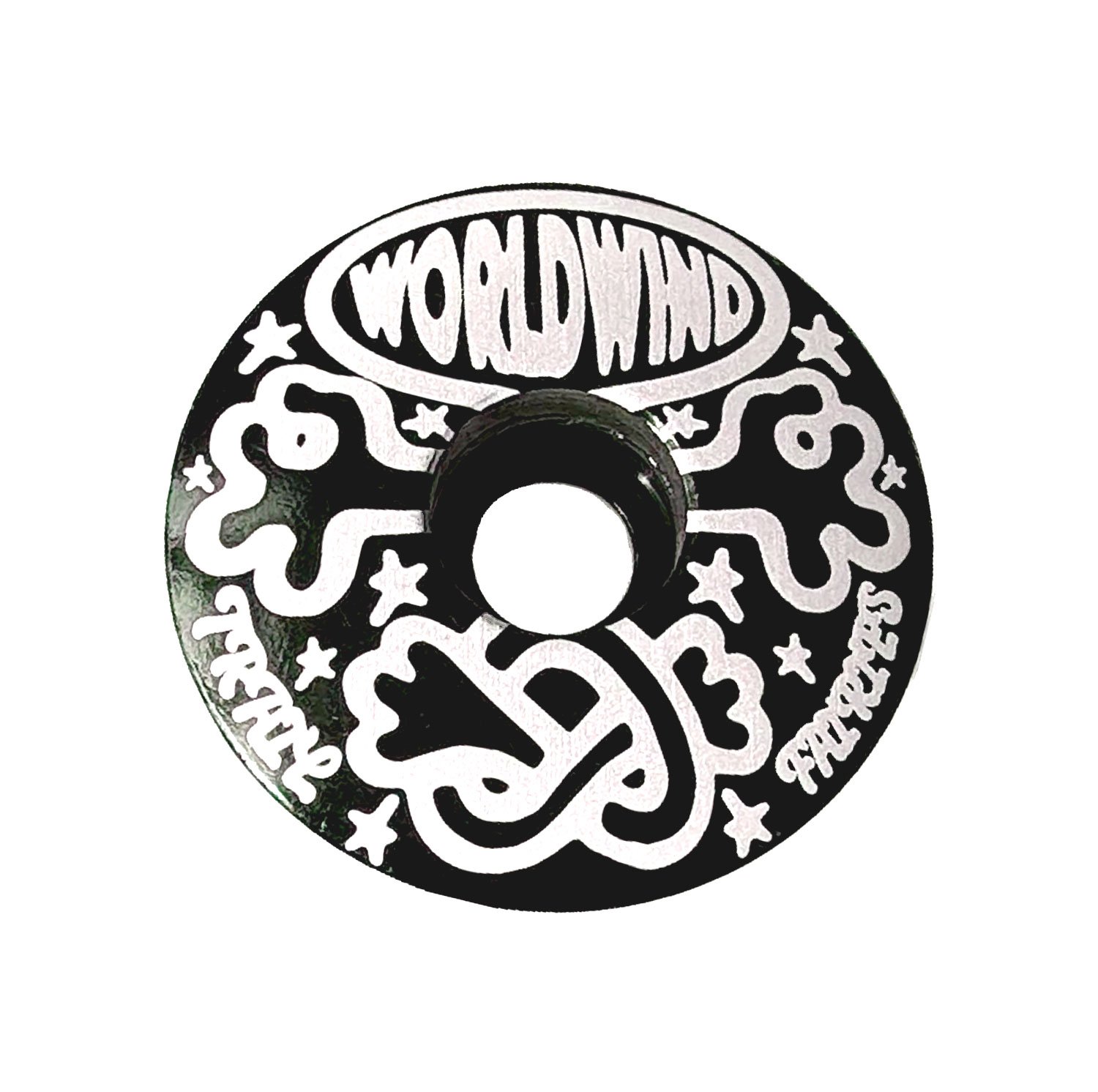 Image of Worldwind 'Trail Fairies' Headset Cap - Black