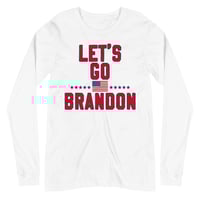 Image 1 of Let's Go Brandon USA - Unisex Long Sleeve Tee