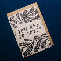 Image 5 of * NEW * "You Are So Loved" Card by Lauren Marina