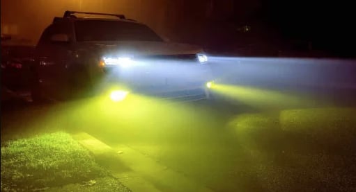 Image of Just Yellow Hyper 3000k Plasma  Fog LED Kit