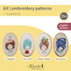 Kit embroider patterns
