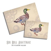 Image 1 of Steampunk Mallard Duck Print