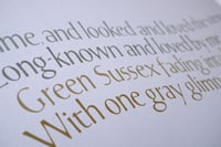 Image 1 of Tennyson's 'Green Sussex' Giclée Print