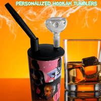 Image 2 of Personalized Hookah Tumbler 