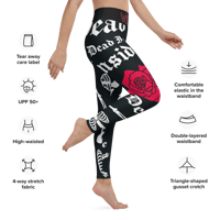 Image 5 of WILD Dead Inside Yoga Leggings