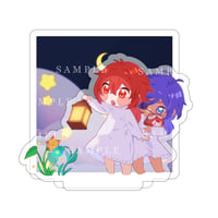 Image 2 of Kaeya & Diluc Acrylic Standee -  "Brighter Nights" Set