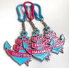 Trans Pride Hastings carabiner keychain