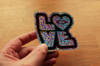 Image 2 of Sticker Pailleté - LOVE