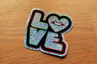Image 4 of Sticker Pailleté - LOVE