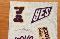 Image 3 of Planche de Stickers - Mes Doodles Doux