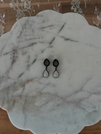 Image 1 of Rainbow Moonstone Angel Tears (Black)