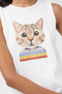 Image 1 of Camiseta gato