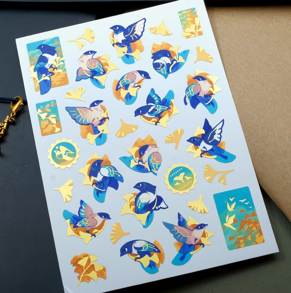 Magpie&Ginkgo - Sticker Sheet